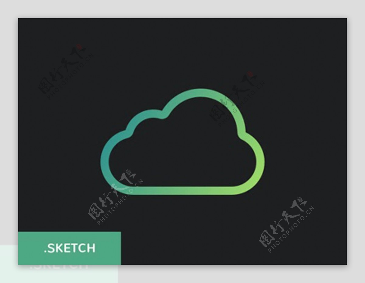 Cloud云图标sketch素材