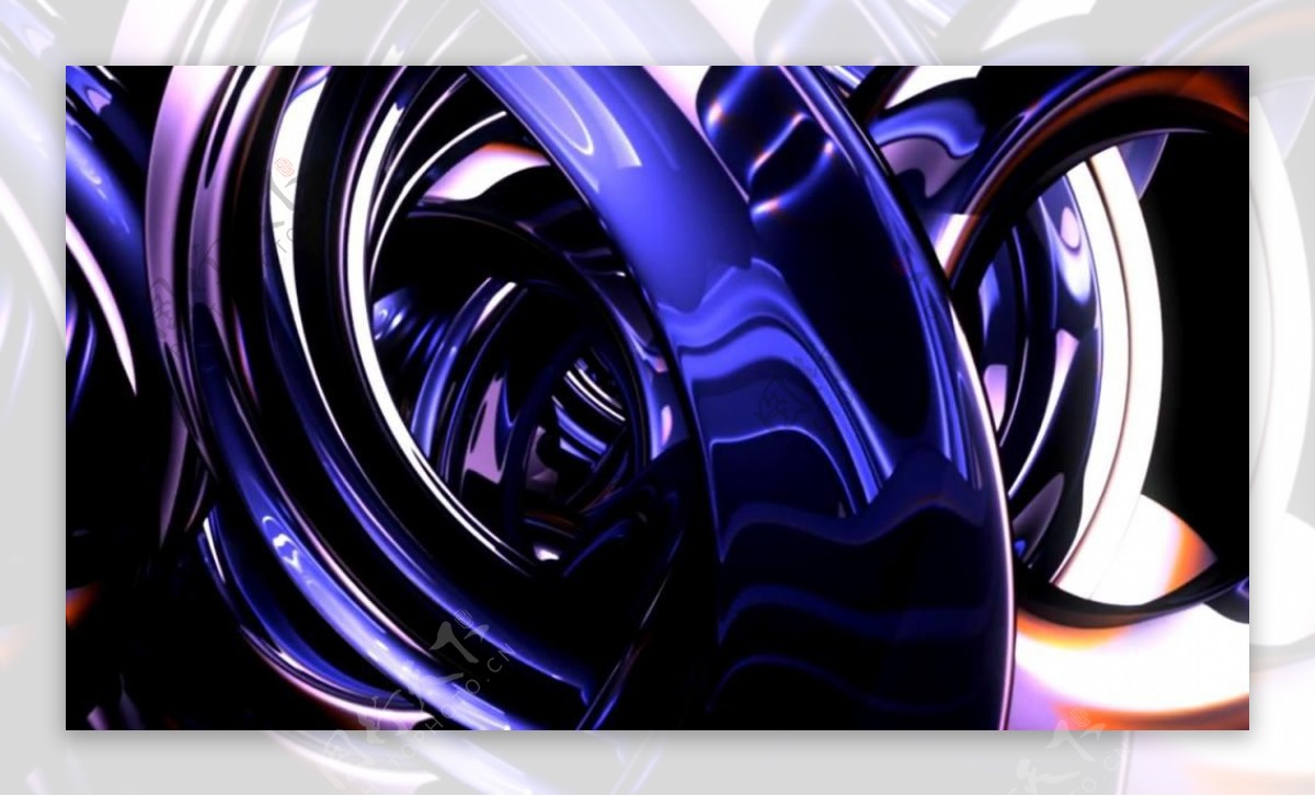 紫色金属质感动态交织背景视频素材