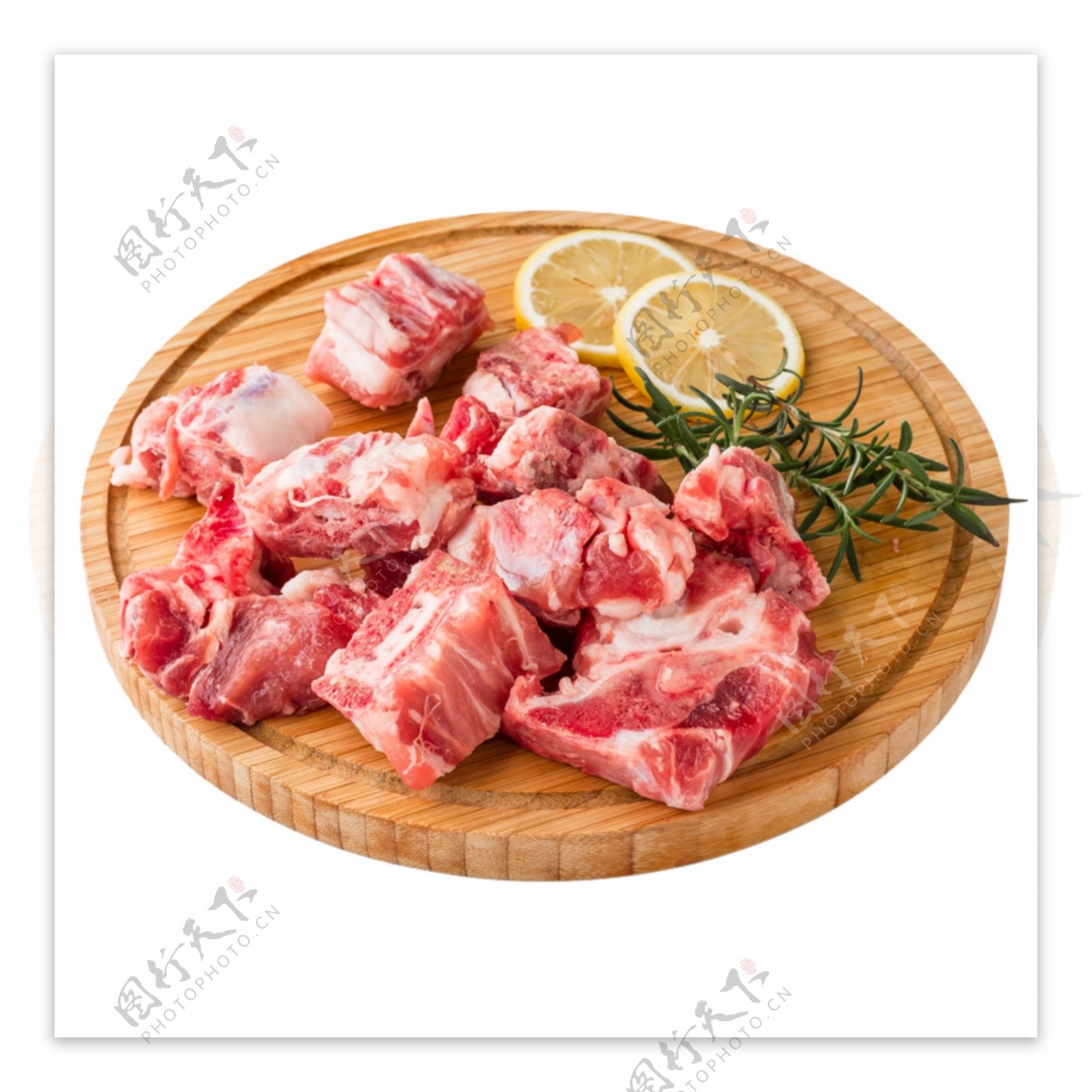 排骨厨房餐具食物猪肉案板素材美味蔬菜餐饮