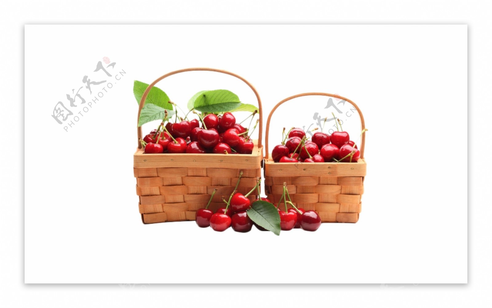 水果篮子樱桃食物植物果实素材
