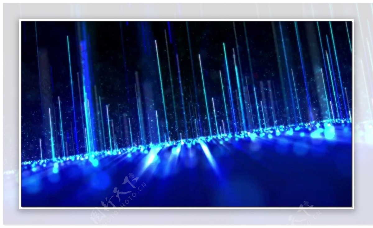 蓝色粒子光纤视频素材