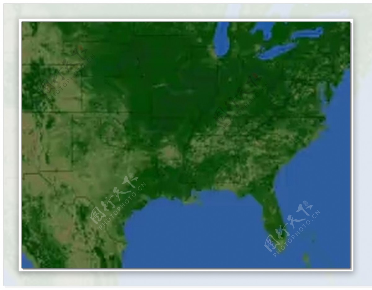 GPS海陆地图视频素材