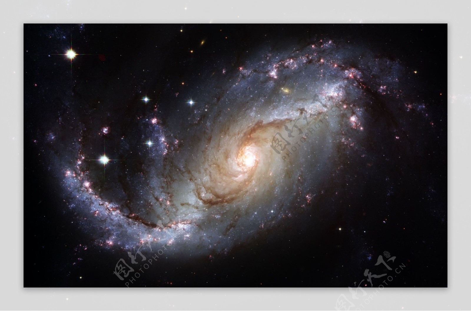 黑色宇宙银河系唯美星空背景