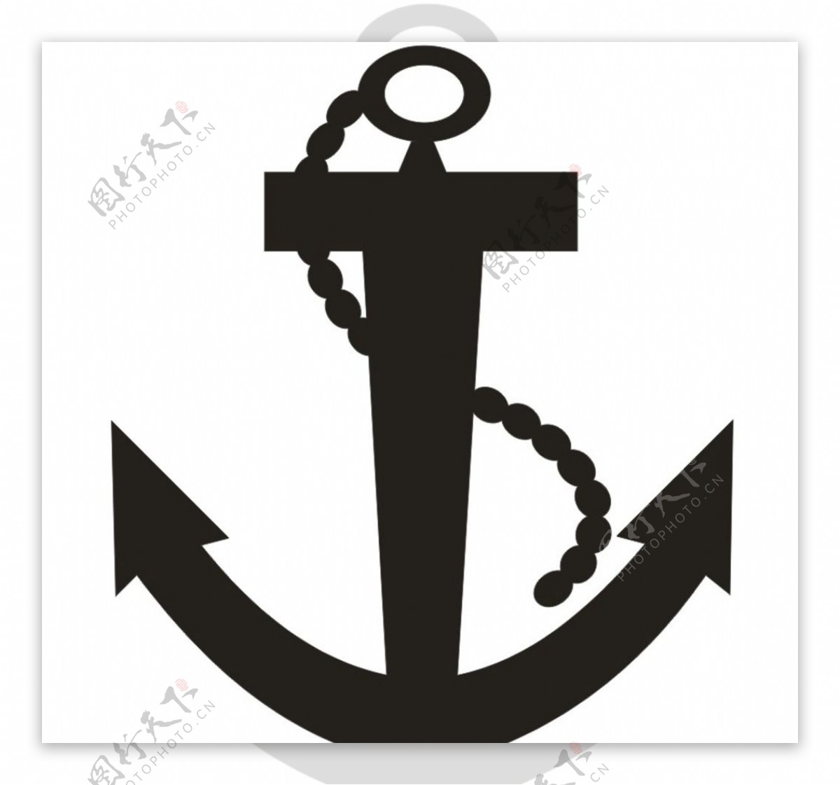 海船锚标志设计