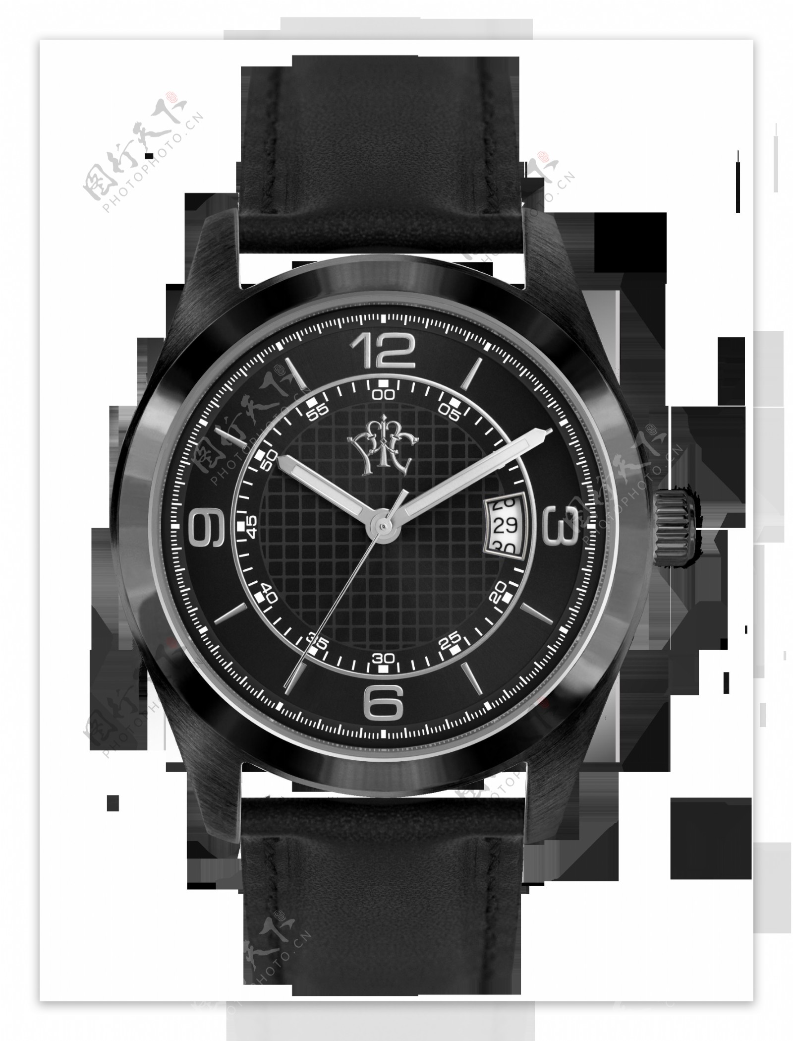 黑色手表图免抠png透明图层素材