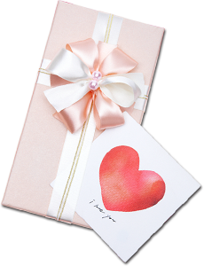 爱心情人节礼盒素材图片