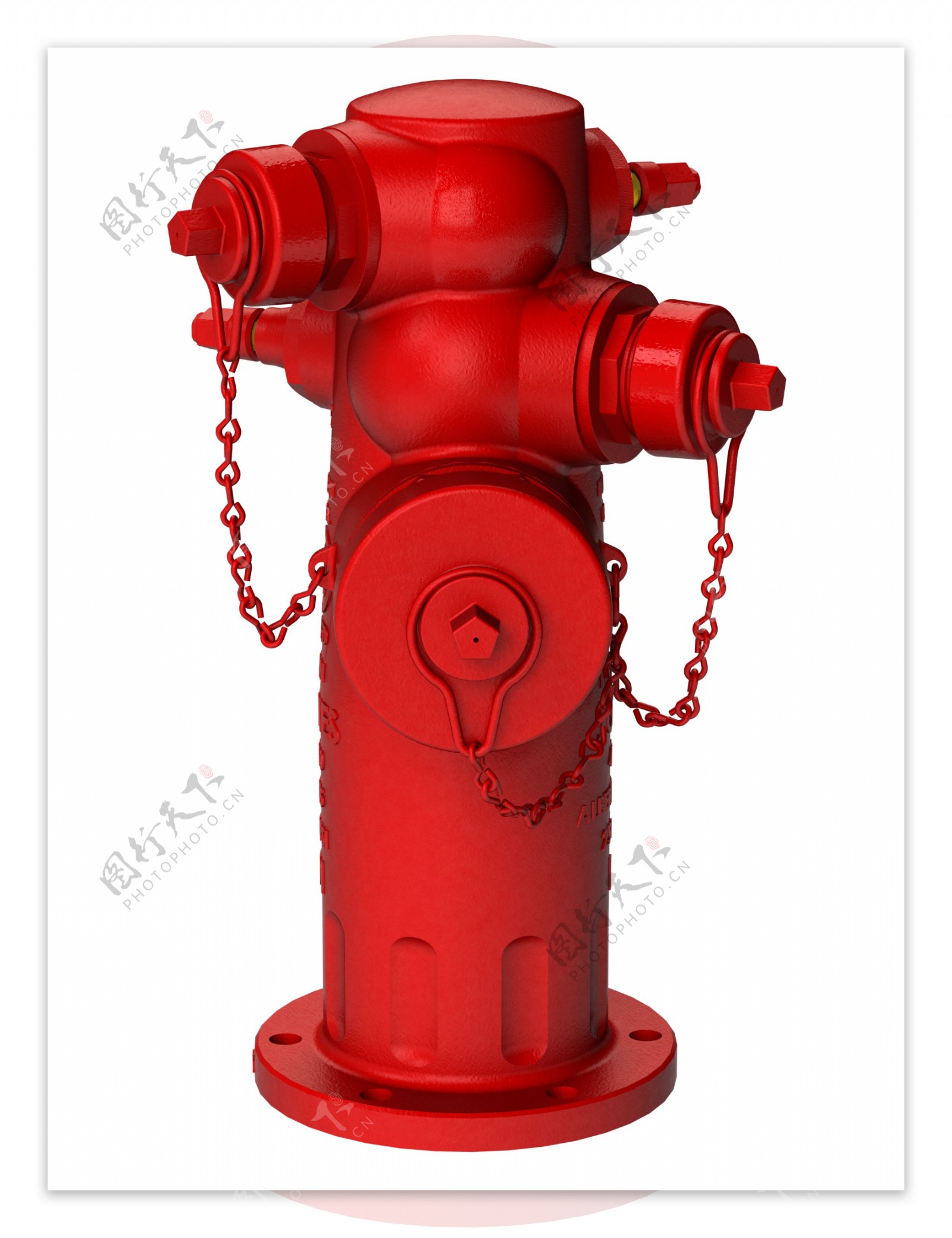 红色漂亮消防栓免抠png透明图层素材