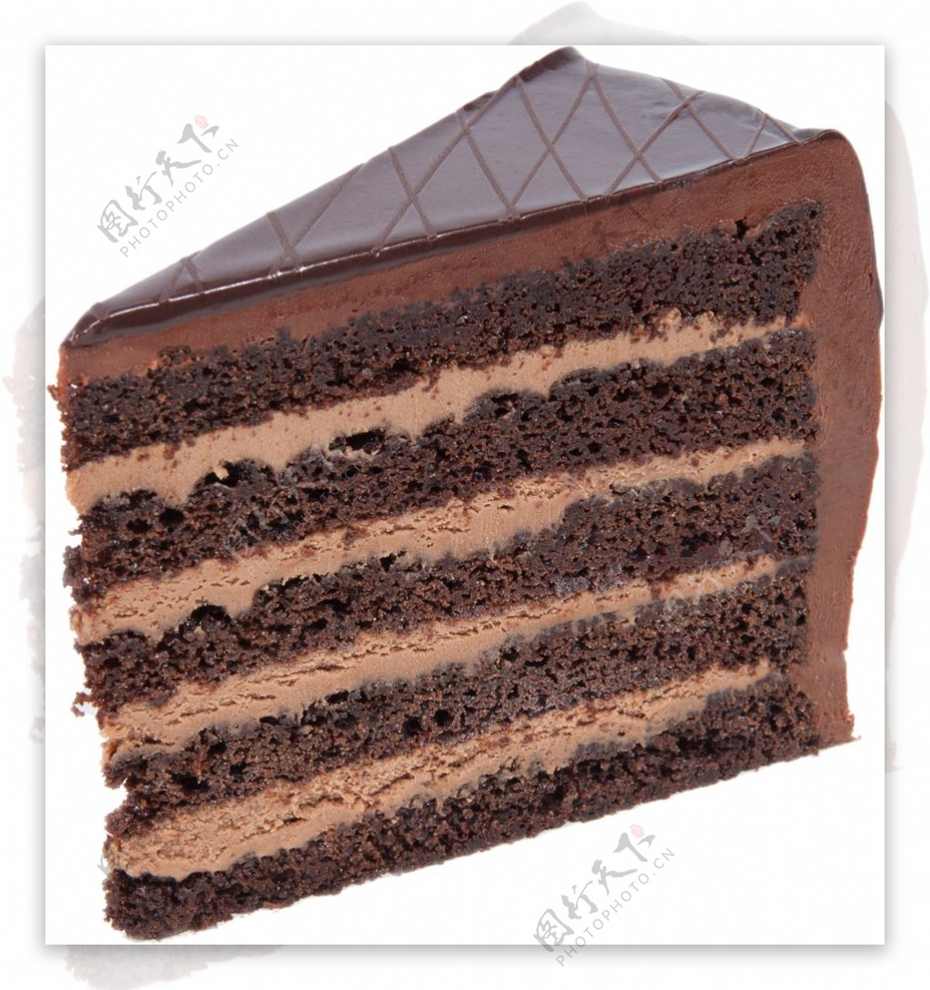 黑色蛋糕免抠png透明图层素材