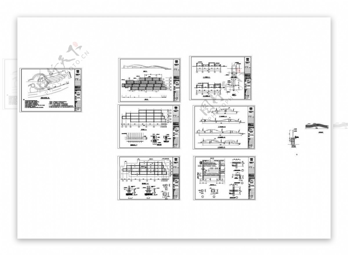 幼儿园景观四神童之路CAD图纸