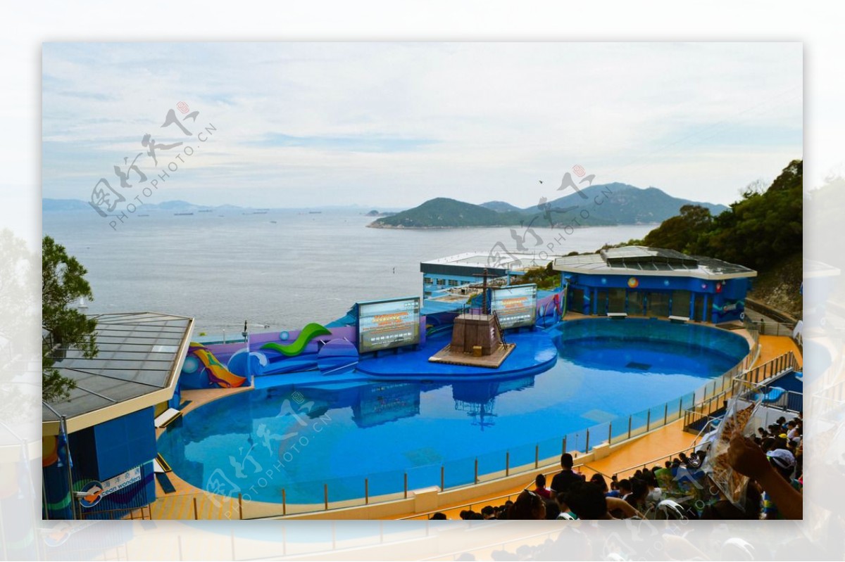 香港海洋公园海豚表演