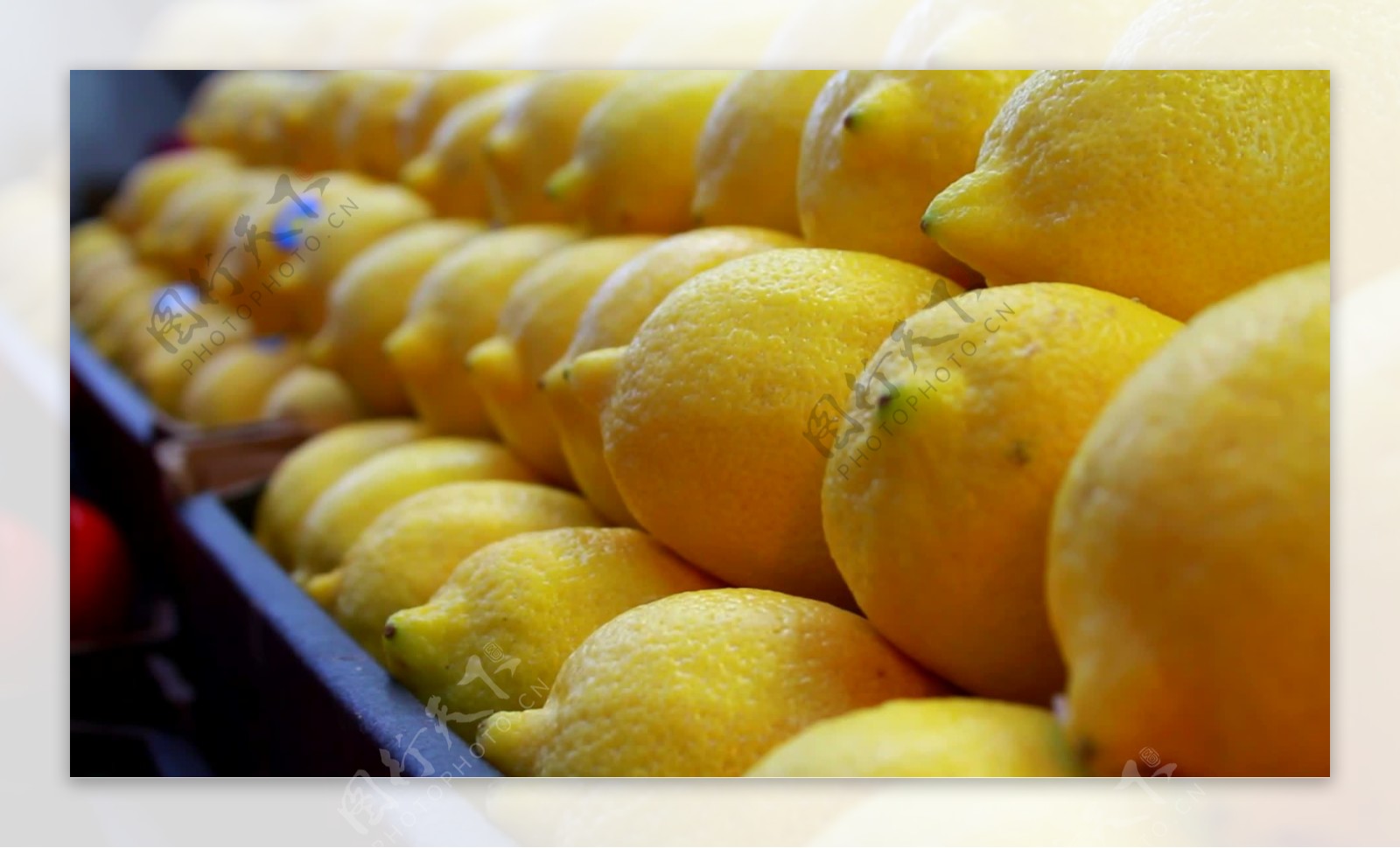 食品市场新鲜柠檬