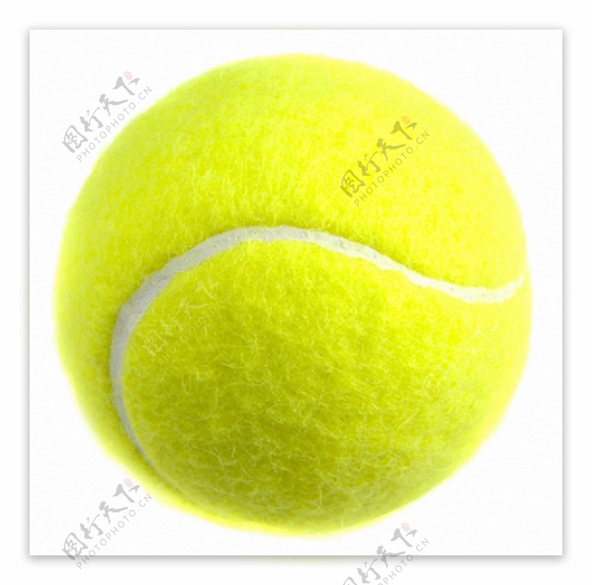 黄绿色网球免抠png透明素材