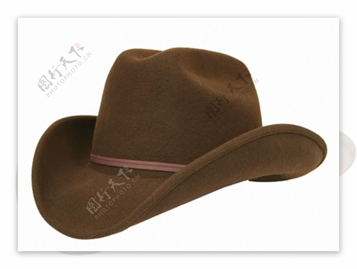 棕褐色漂亮牛仔帽免抠png透明素材