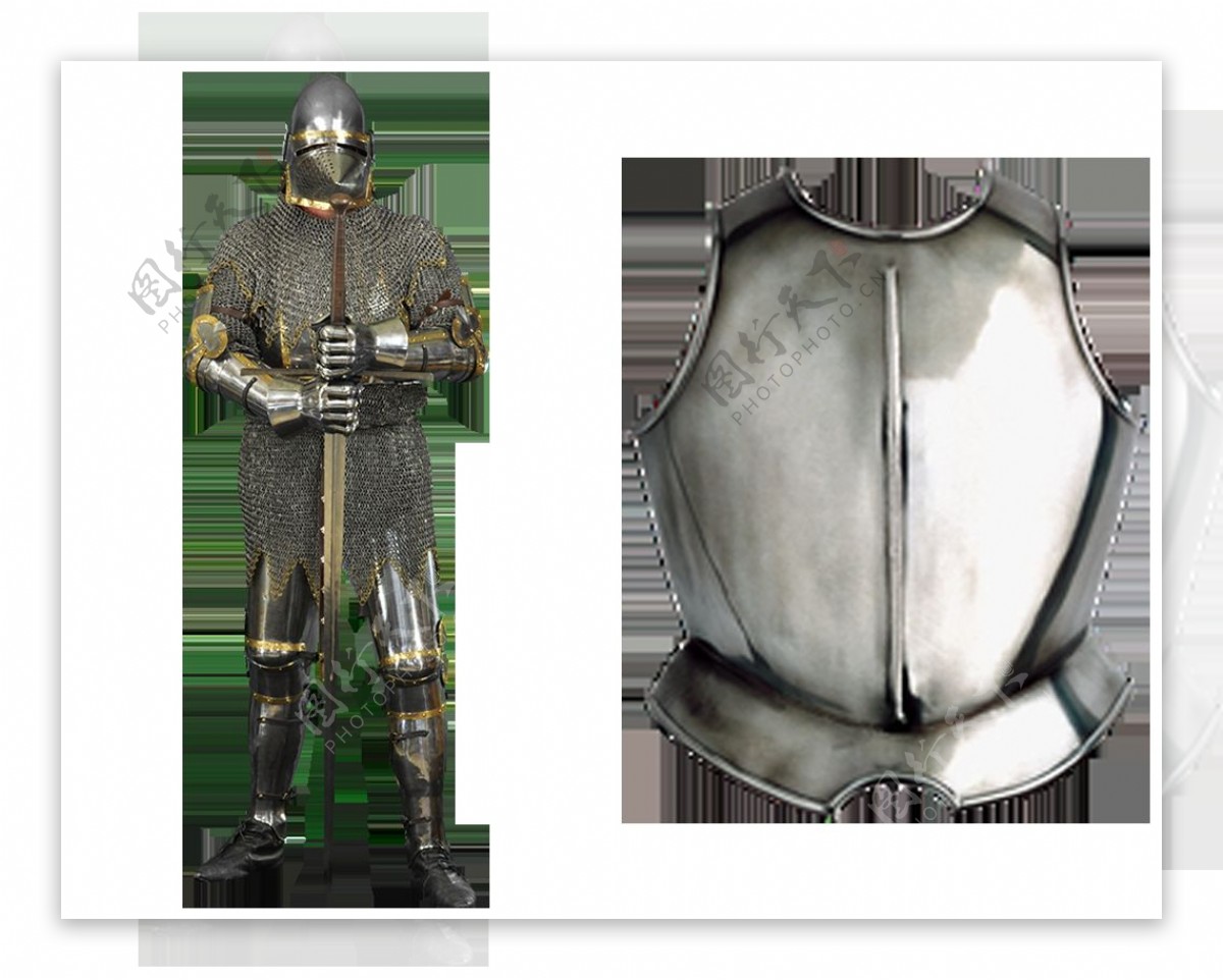 战士盔甲图片免抠png透明图层素材