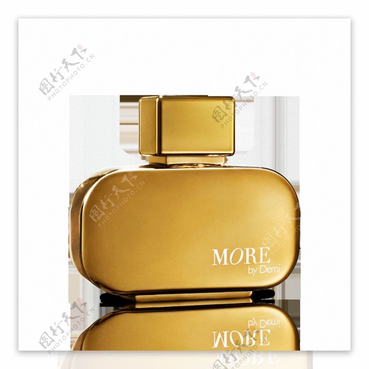 金色玻璃瓶香水免抠png透明素材