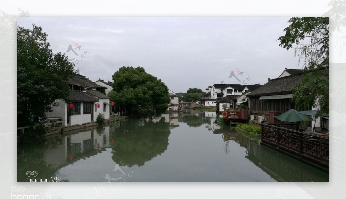 典型的江南水乡建筑风格