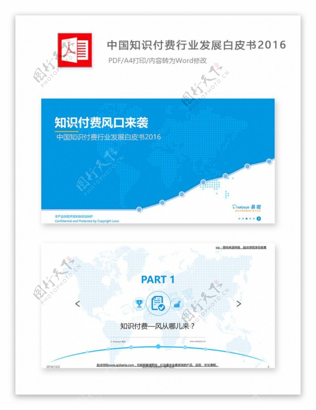 中国知识付费行业发展白皮书2016