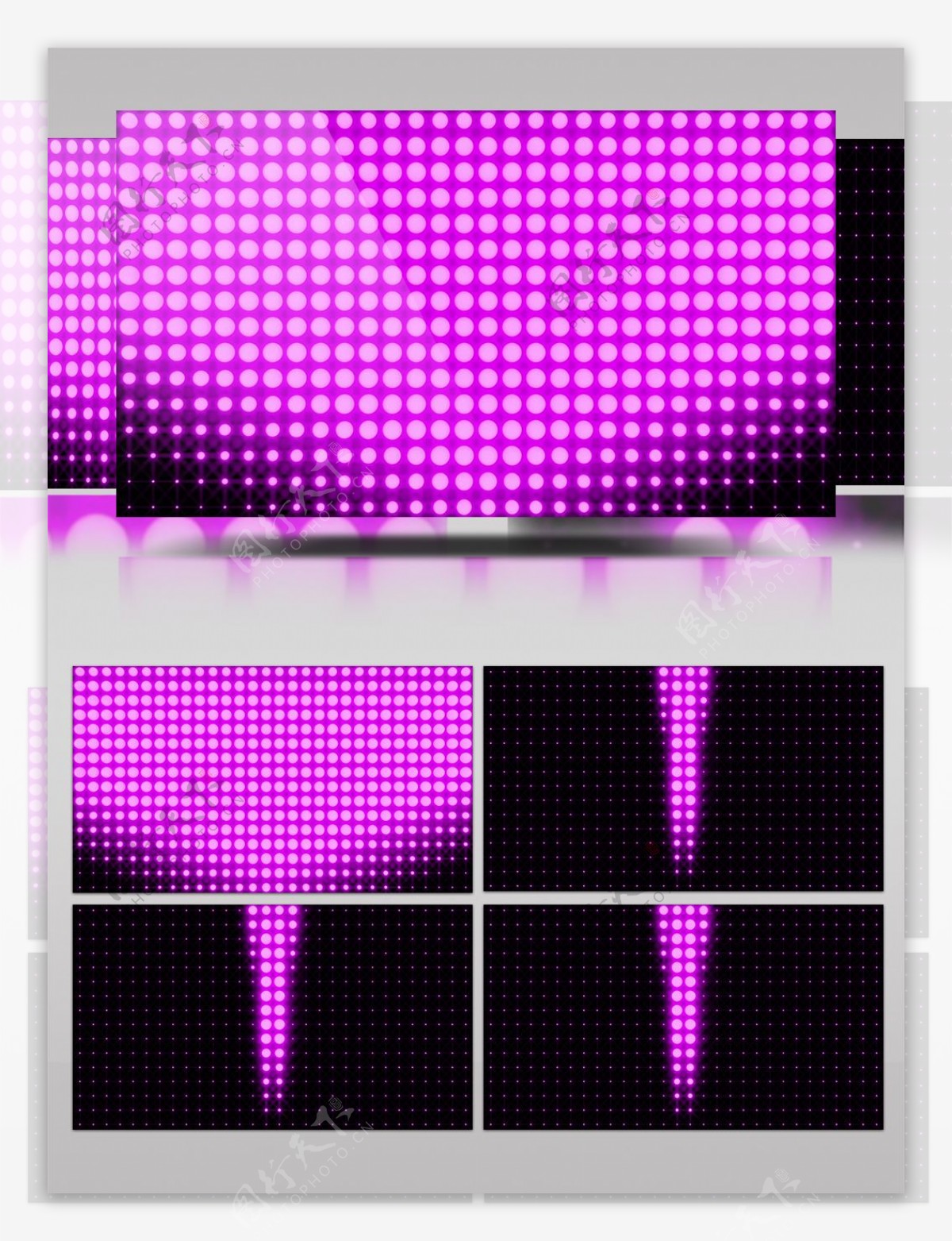 紫色光屏视频素材