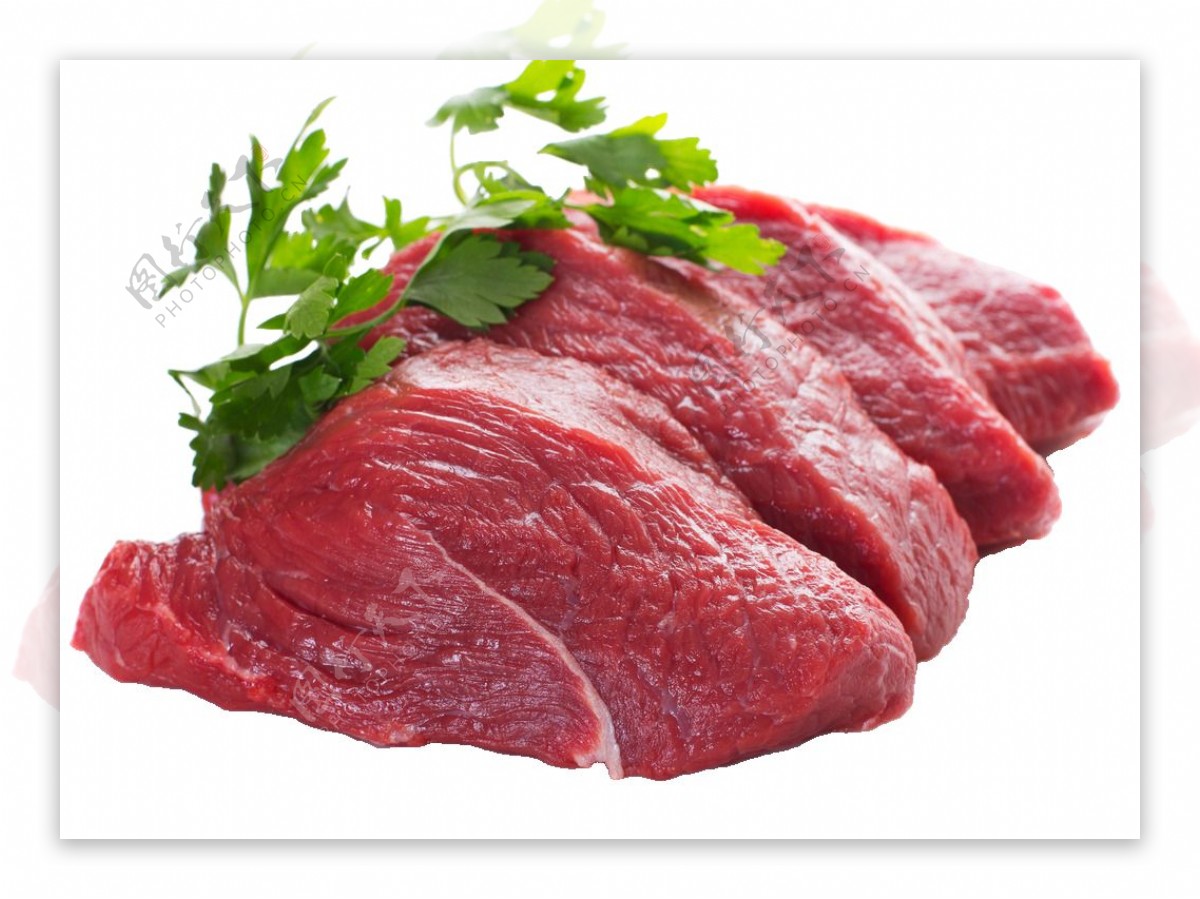 新鲜五香牛肉png元素素材