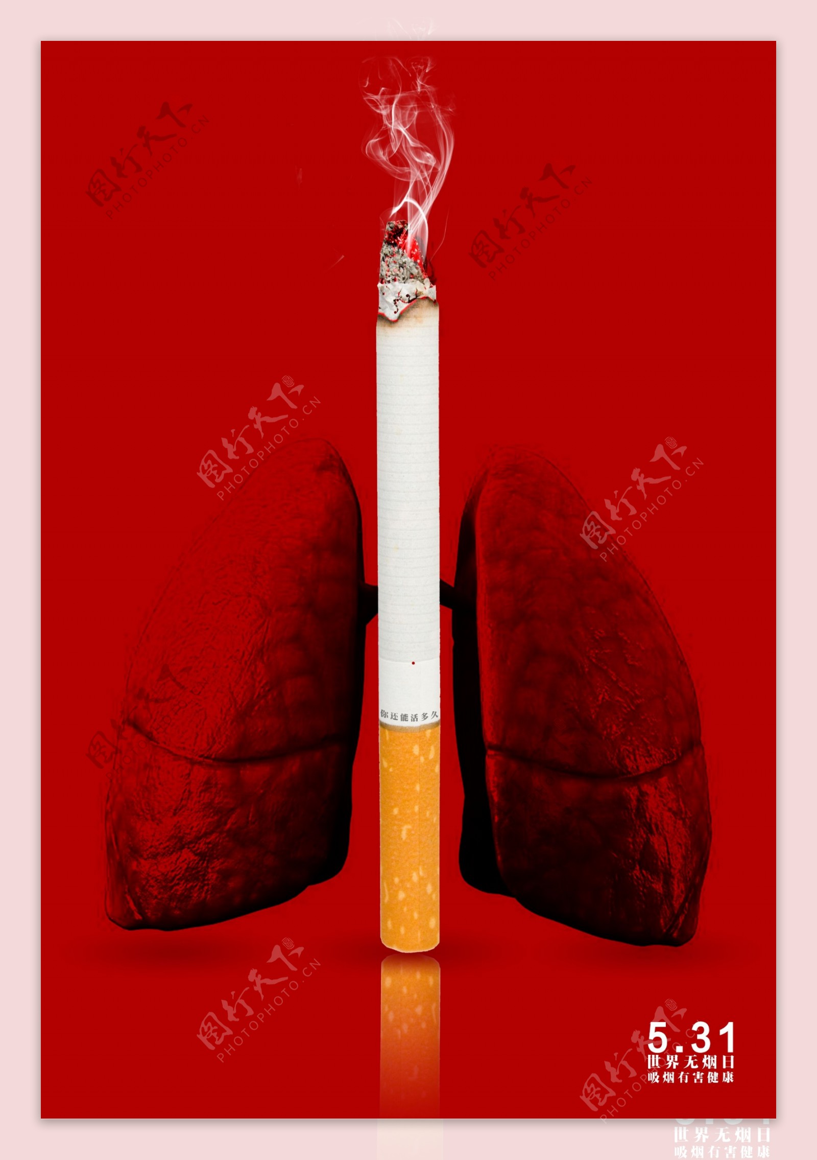 禁烟海报吸烟有害健康