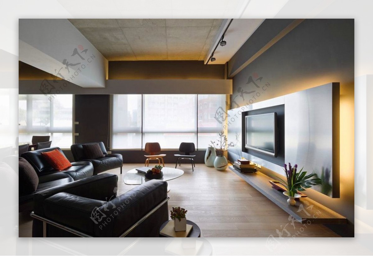 金色家园欧式卧室电视背景墙装修设计效果图 – 设计本装修效果图