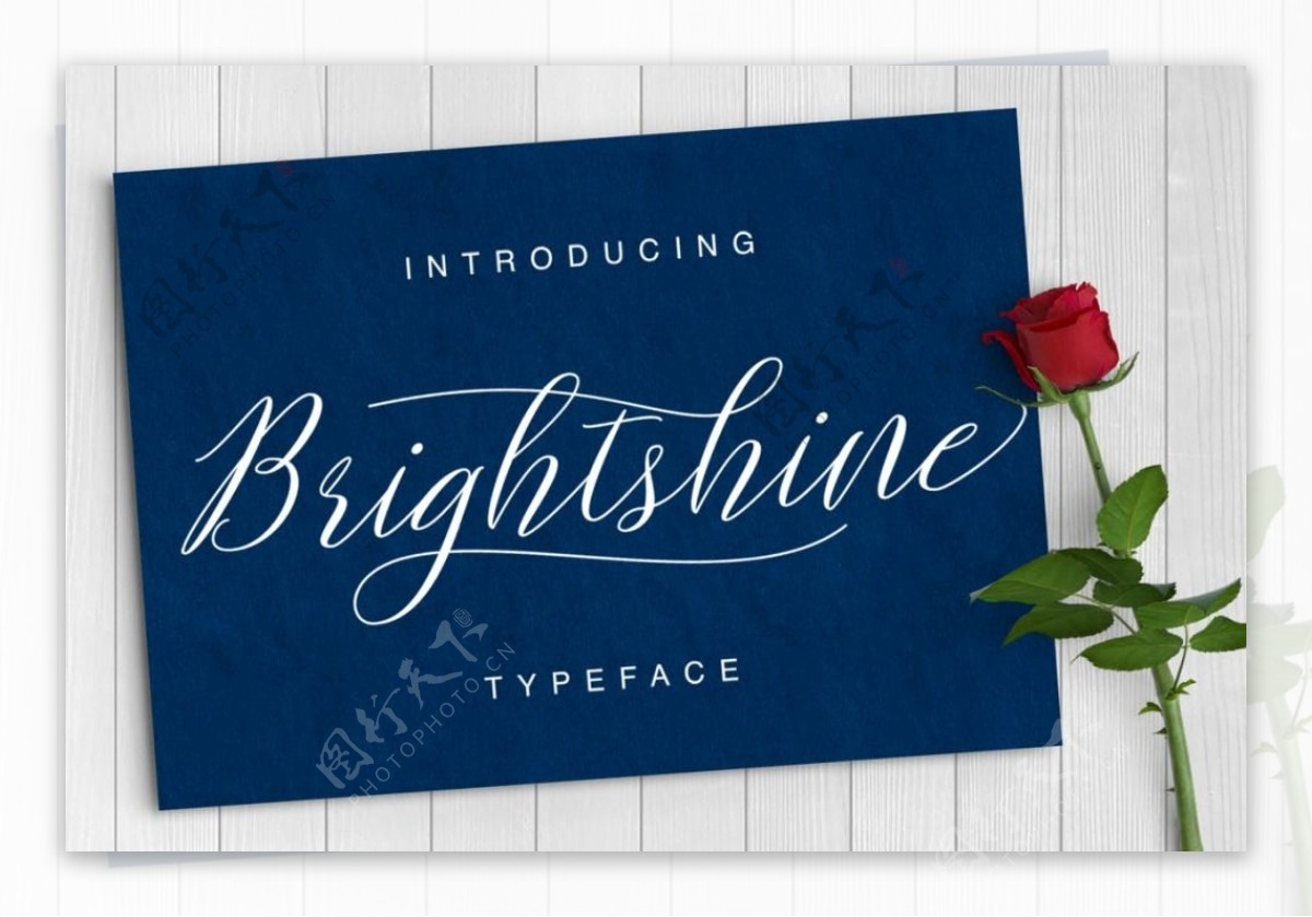 Brightshine英文字体