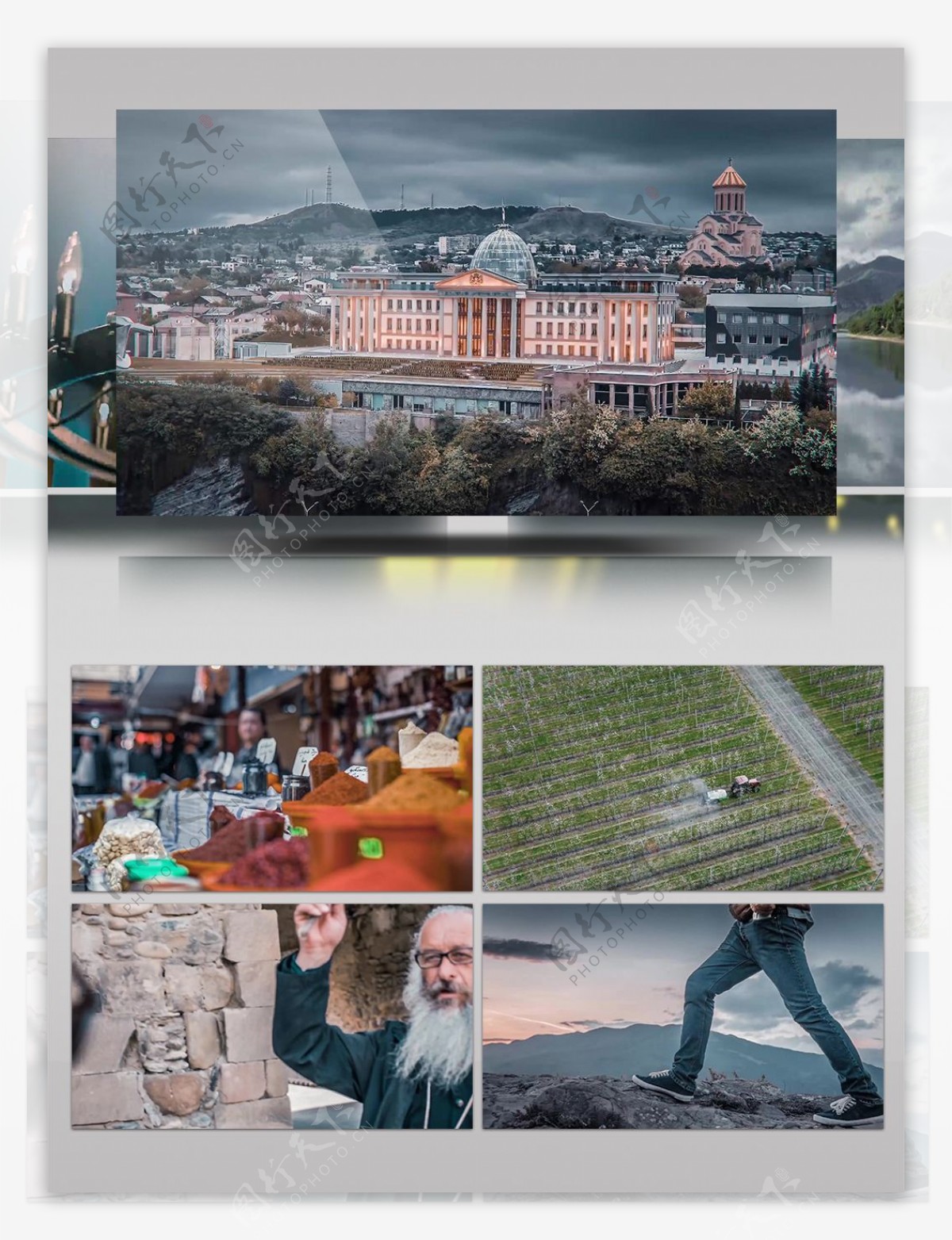 魅力色彩下的格鲁吉亚城市景观人文宣传片
