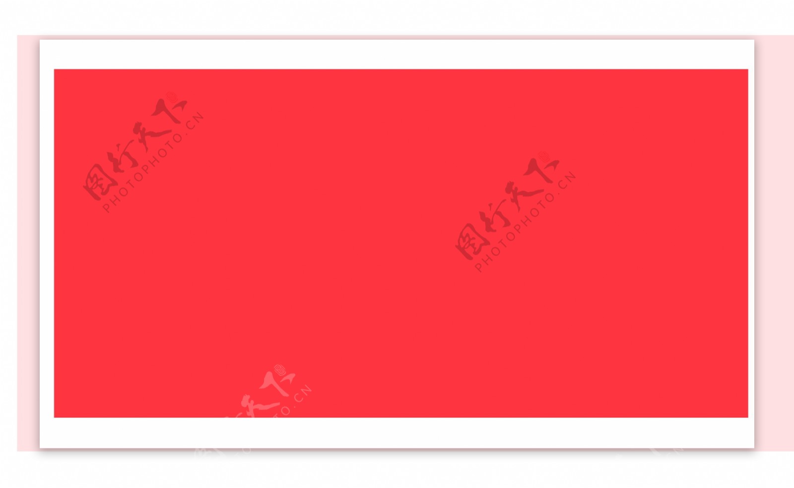 中国红色窗纹花纹PNG元素