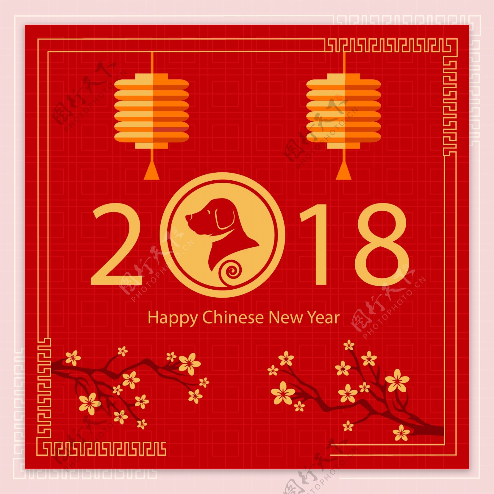 精美中国新年海报