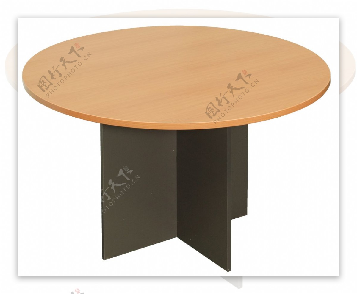 木质圆桌png元素