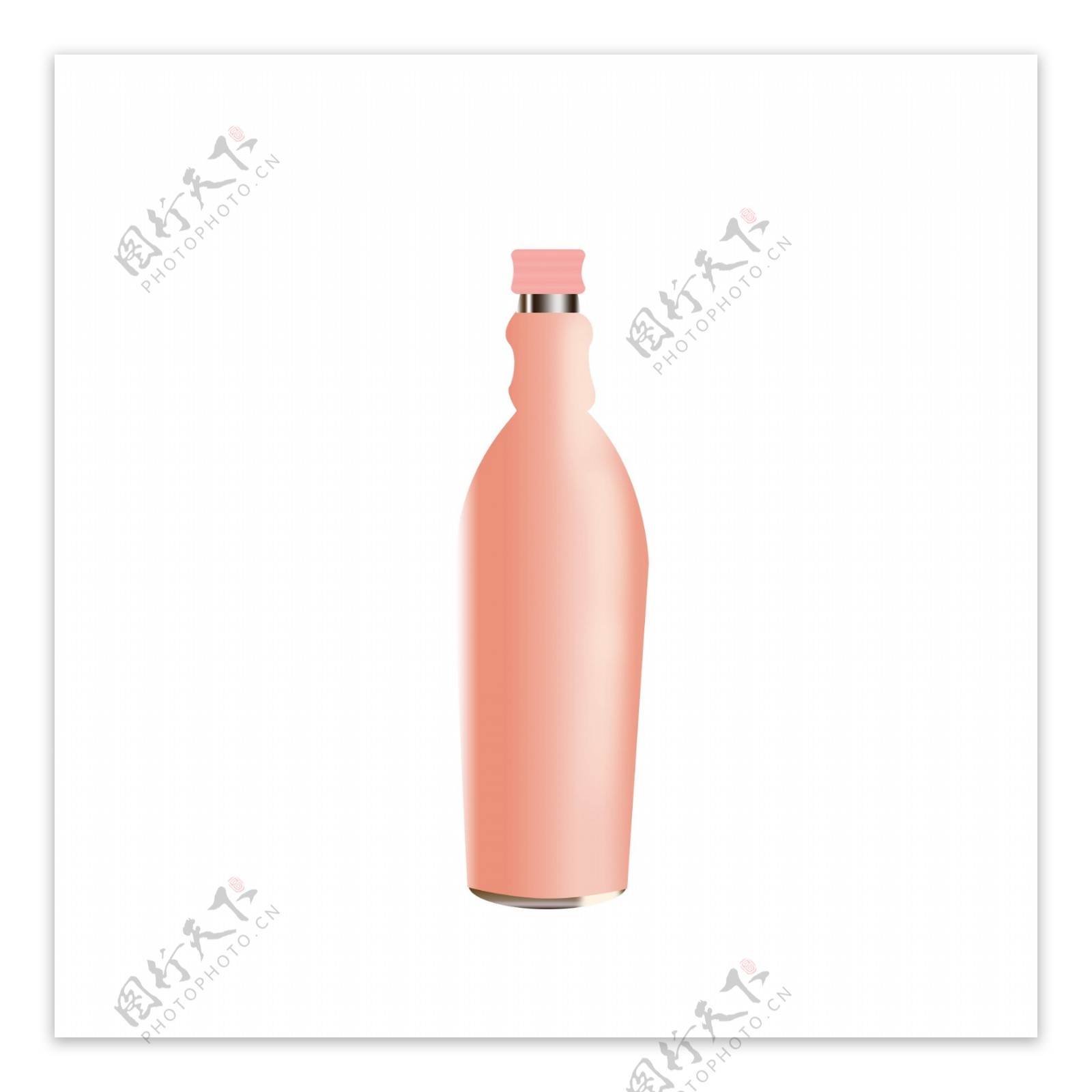 立体瓶子可商用手绘元素