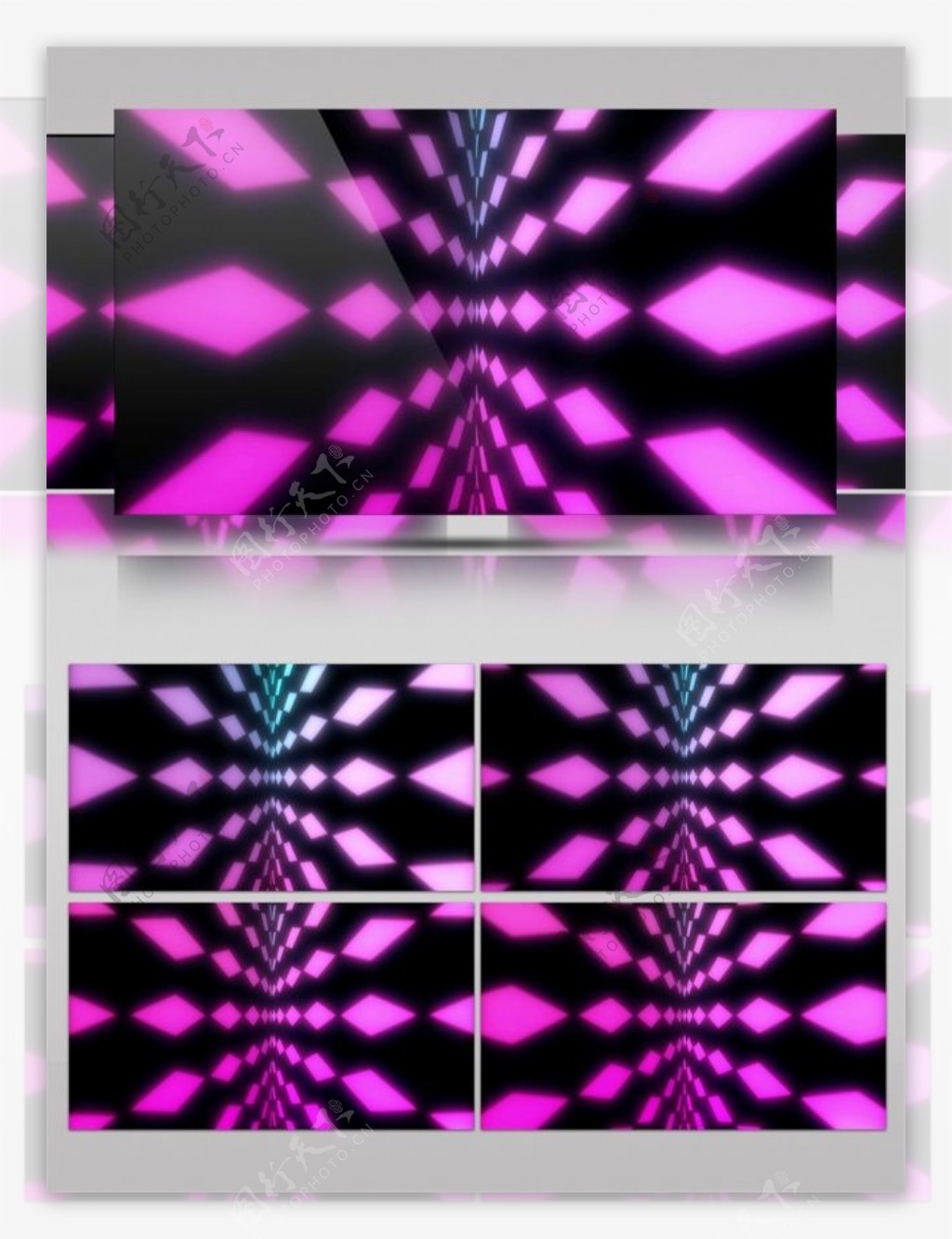 紫色光束光斑动态视频素材