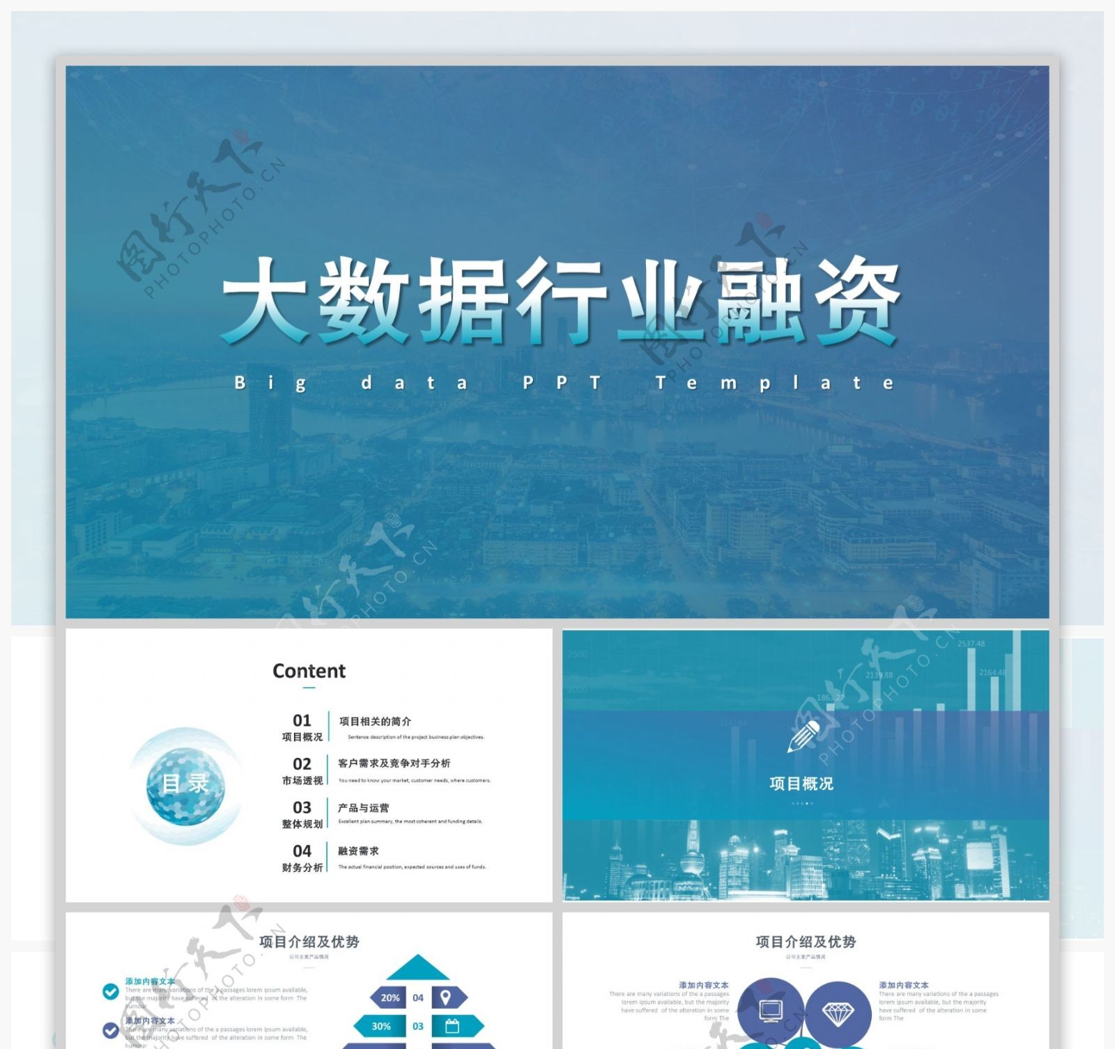 大数据行业商业融资计划书ppt