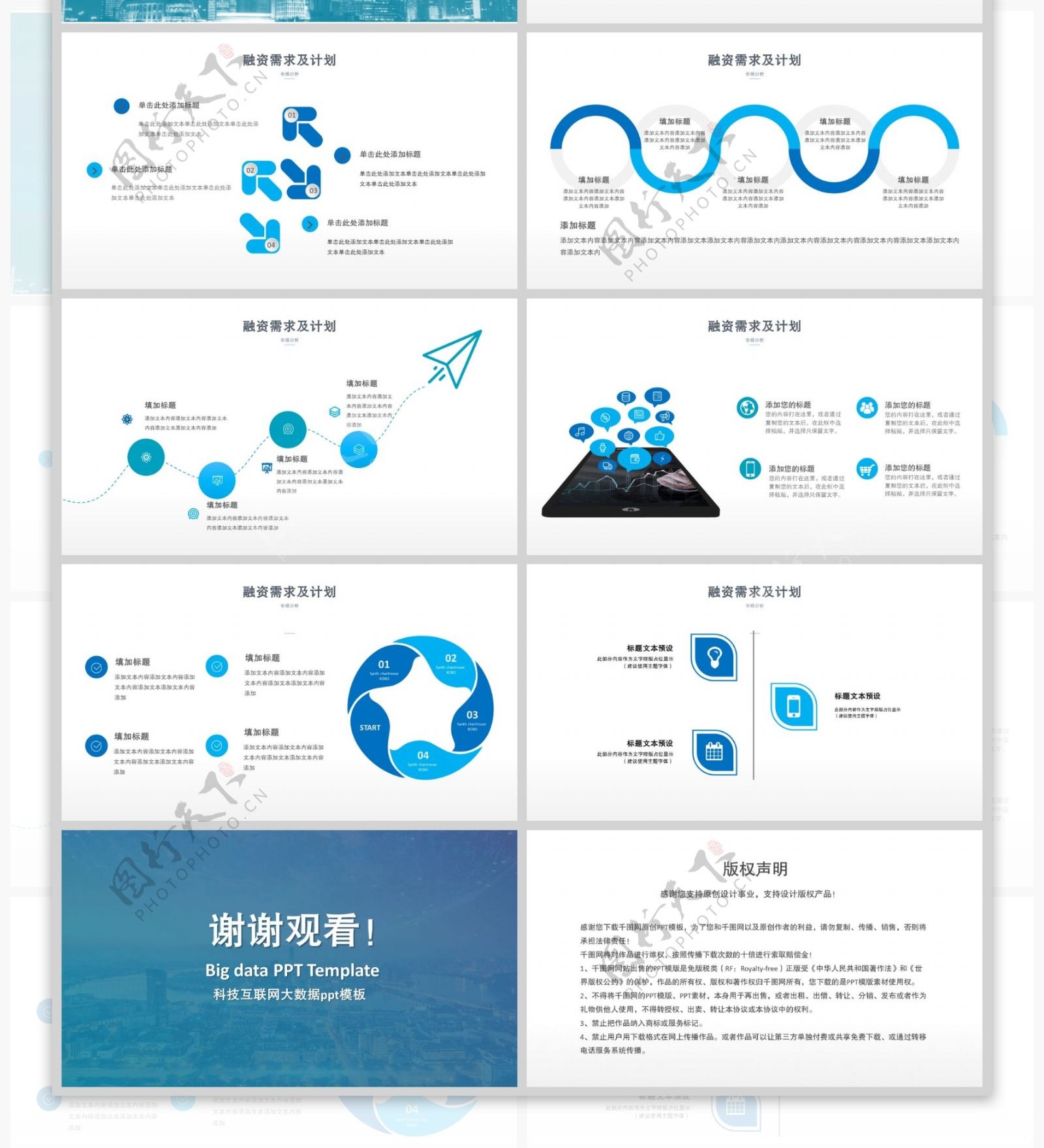 大数据行业商业融资计划书ppt