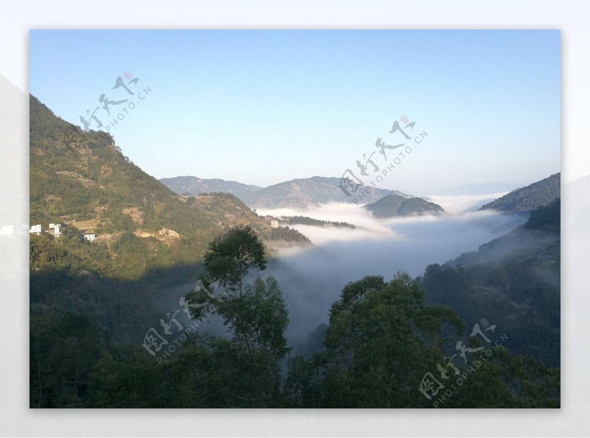 云海大山风景摄影自然