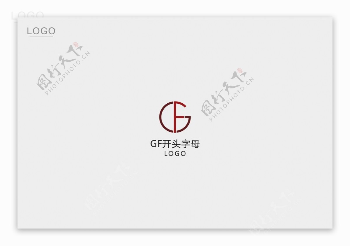 GF字母开头logo