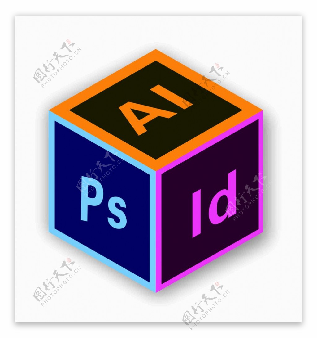 3D正方体logo