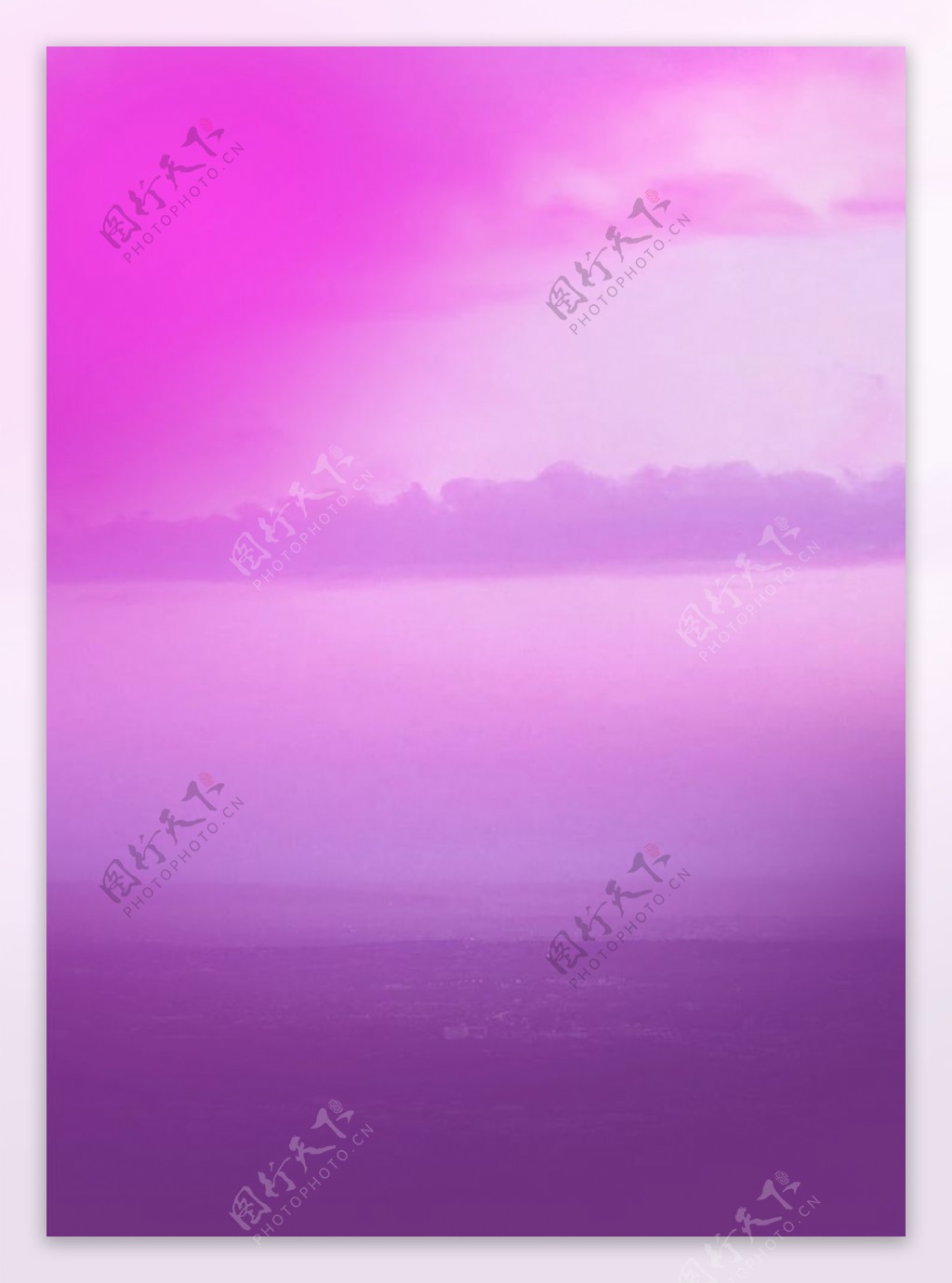 紫色黄昏