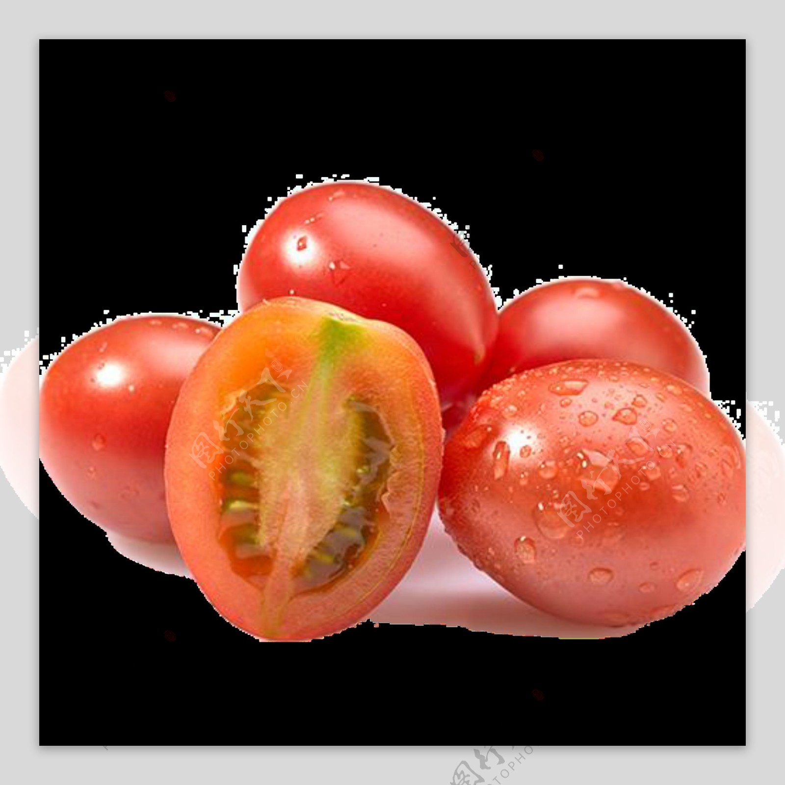 可口小番茄免扣素材设计