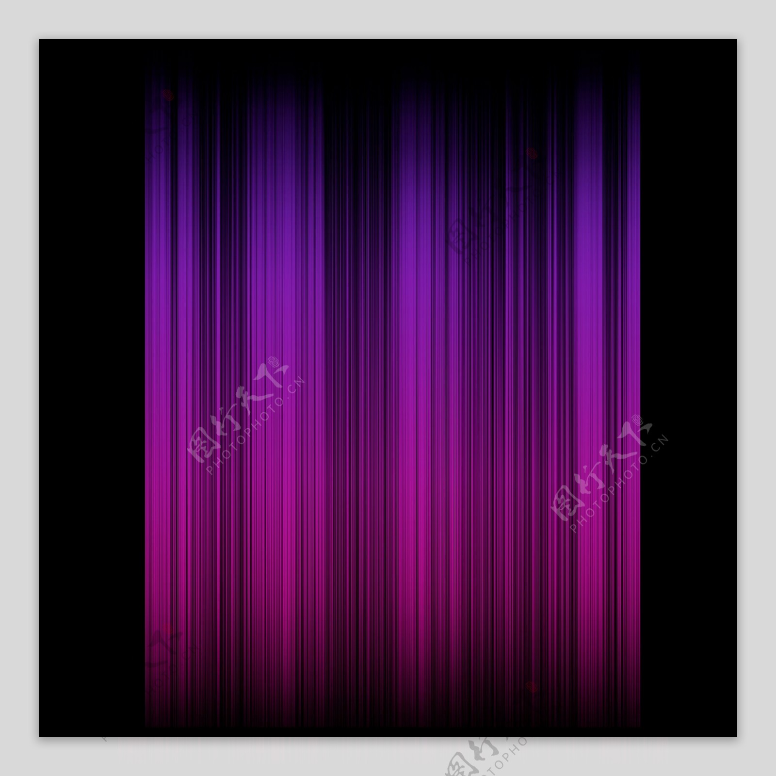 手绘创意渐变紫色发光线条可商用元素