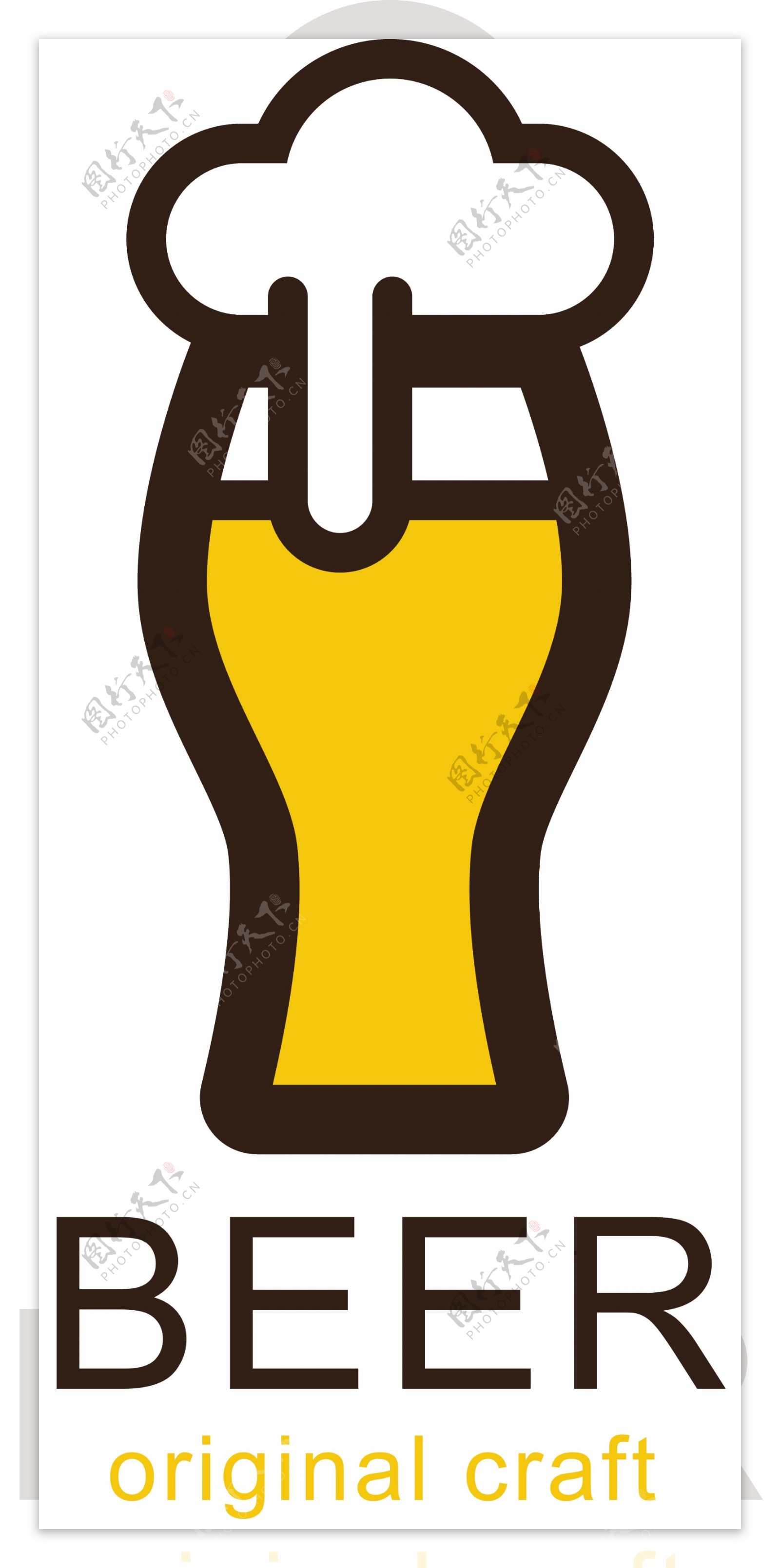 精酿啤酒标志