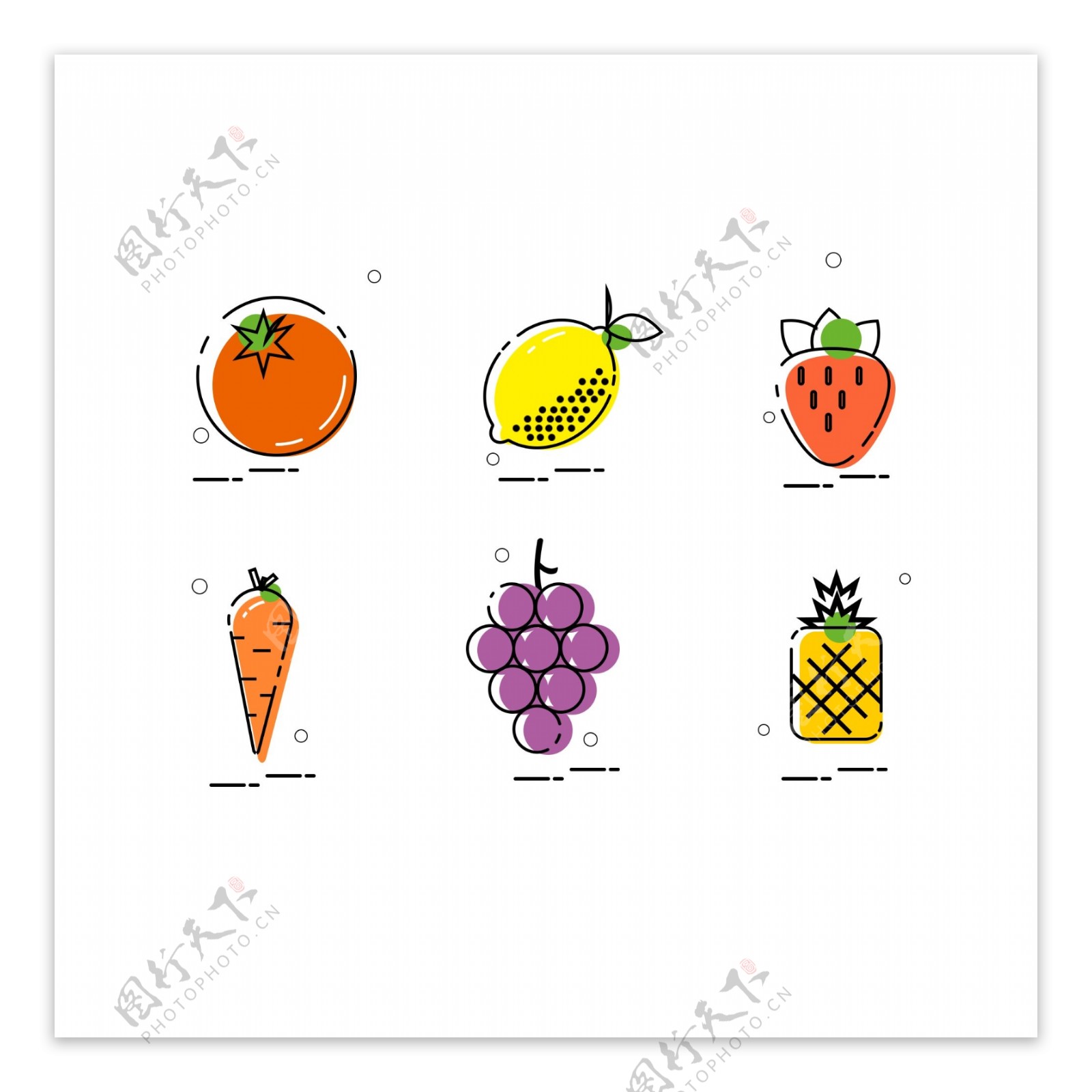 水果蔬菜标志