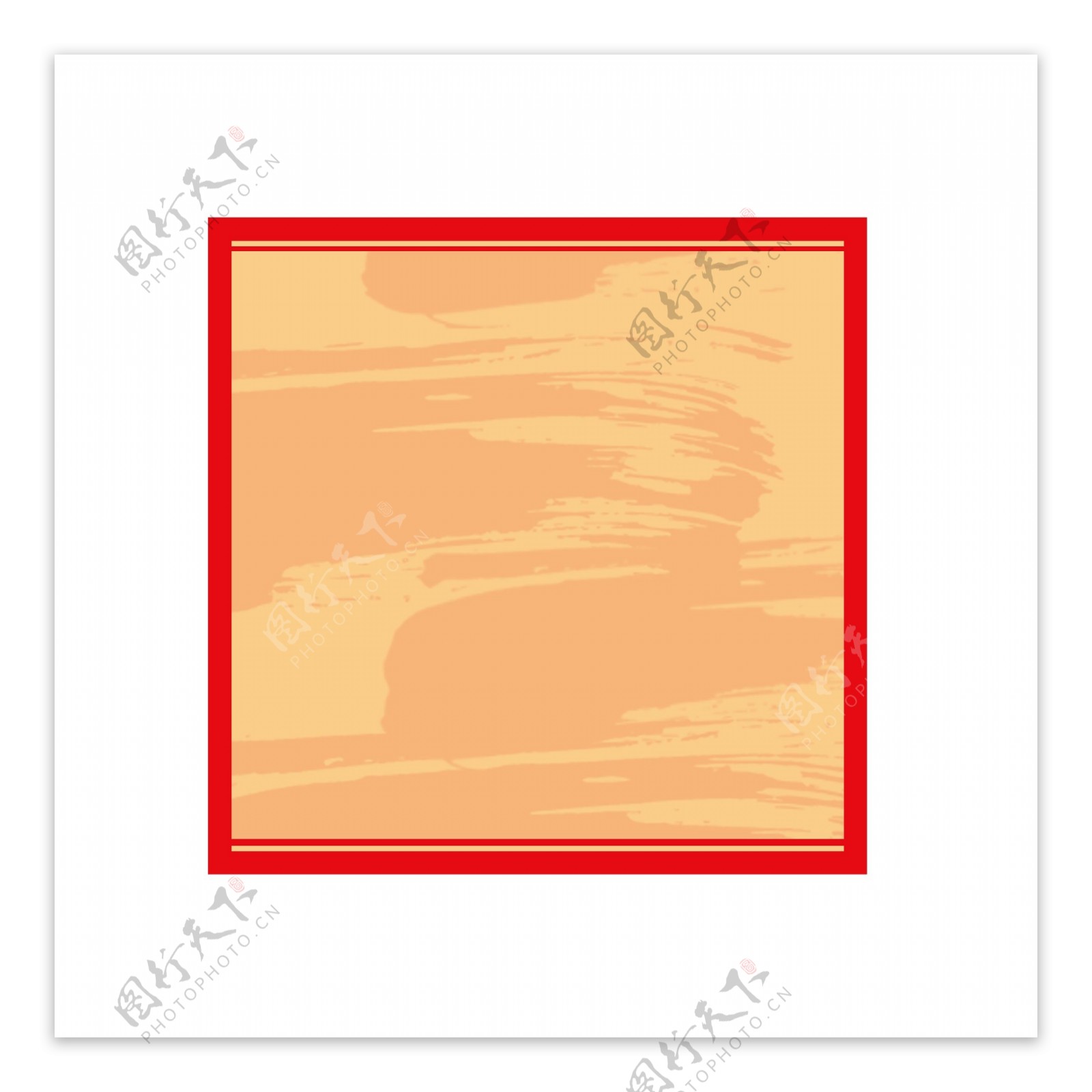红色喜庆中国风底纹边框元素
