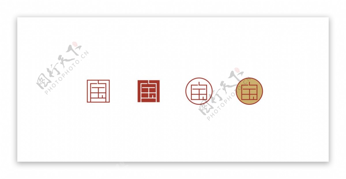 中国风金融投资类logo