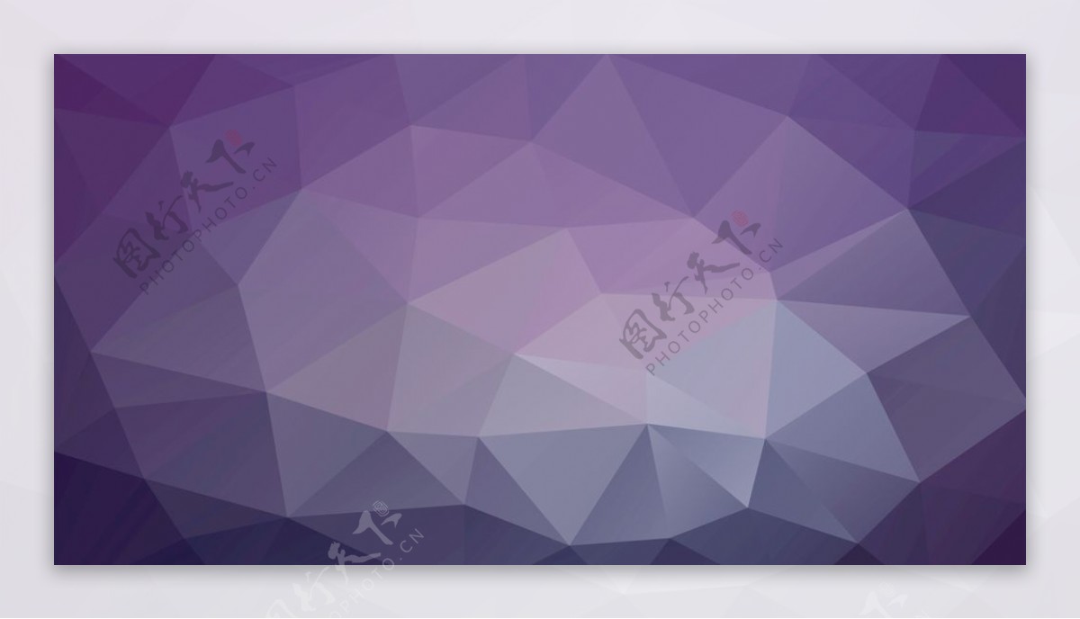 紫色几何多边形底纹背景
