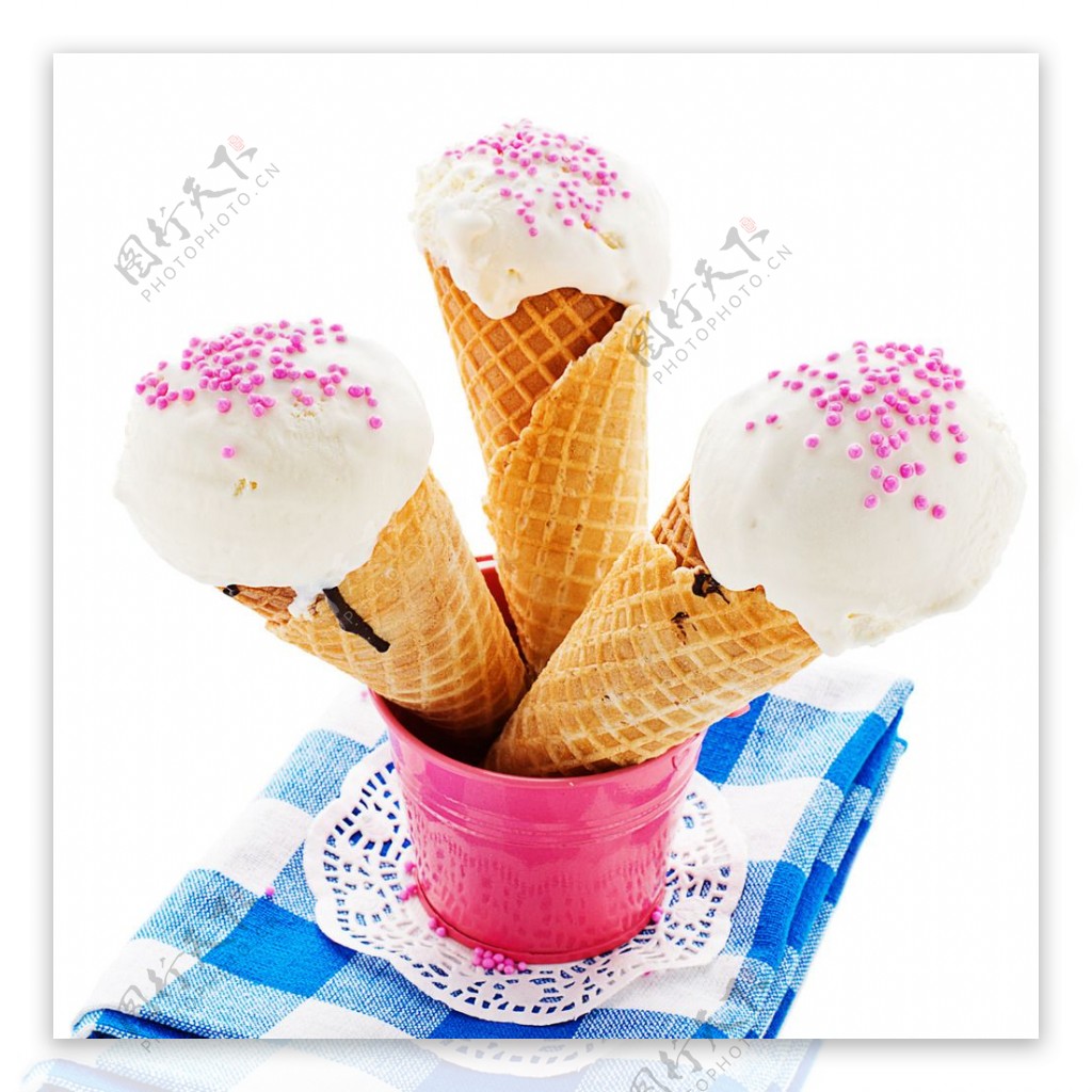 花式冰淇淋图片素材-编号24194122-图行天下