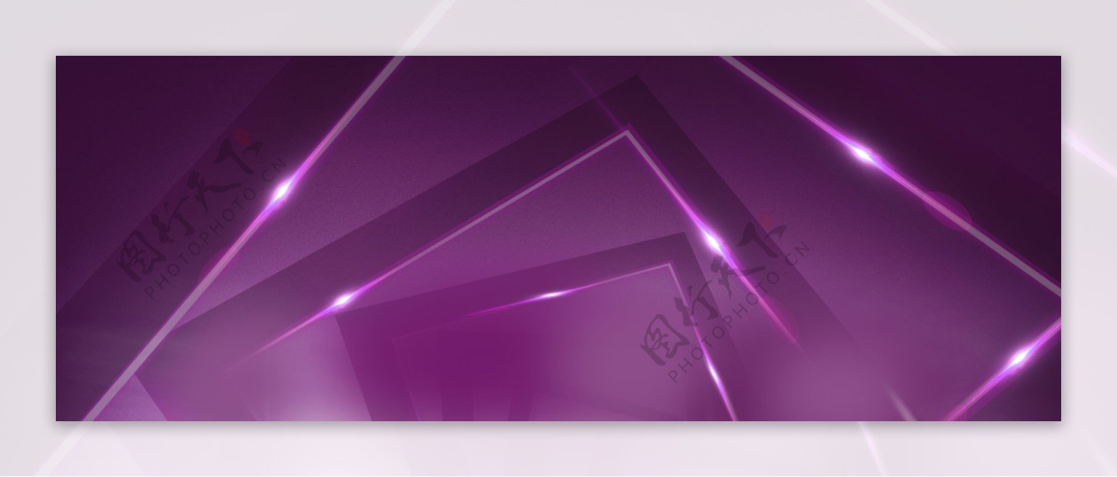 简约紫色神秘方框背景素材