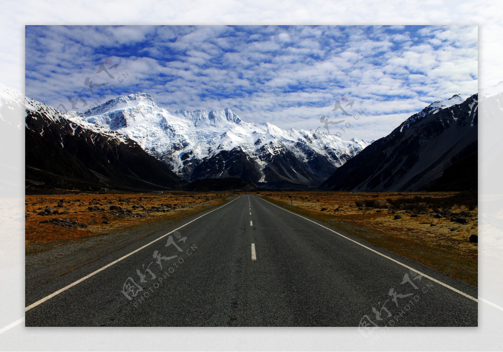 美丽的乡村道路风景