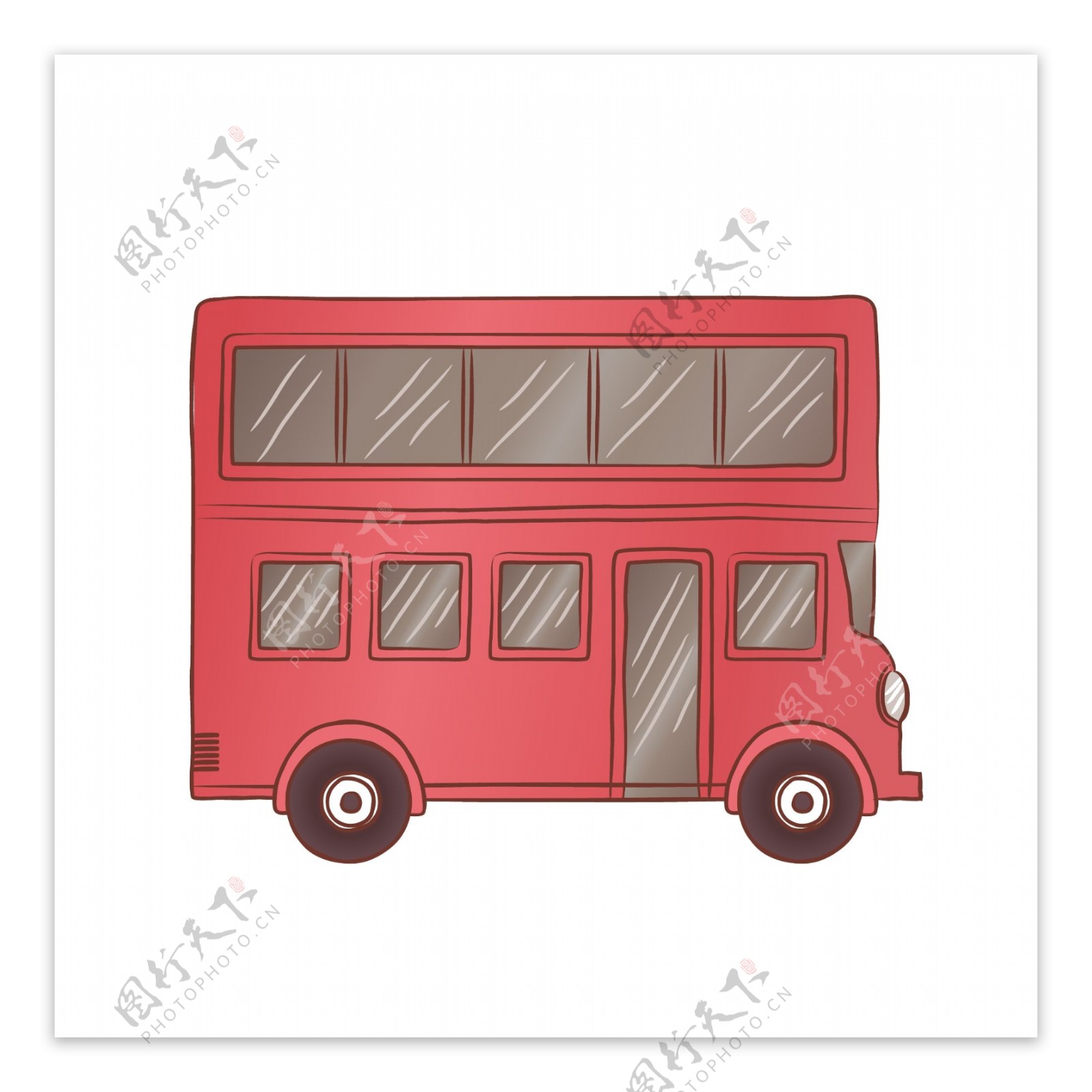 旅游景点英国巴士可商用