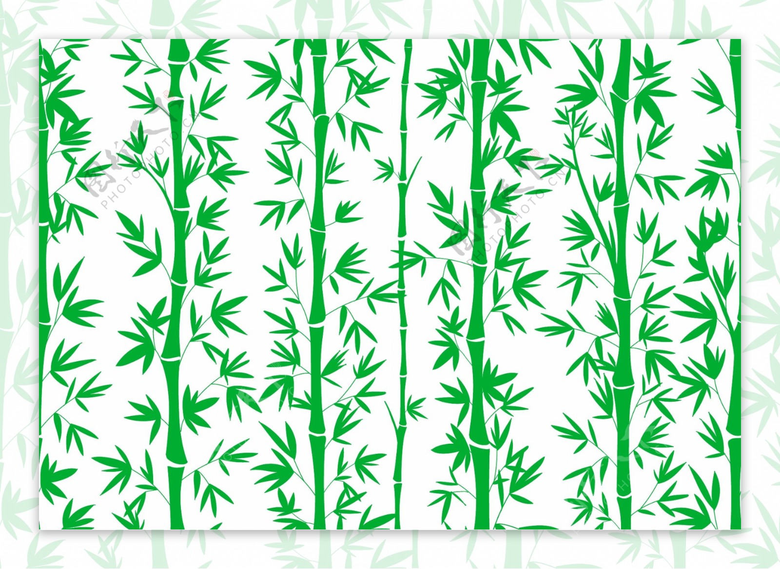 绿色竹子背景素材